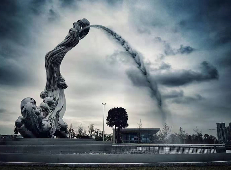 雕塑噴泉
