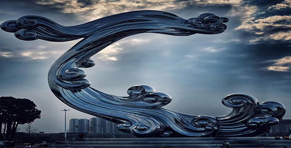 南昌市紅谷灘九龍雕塑