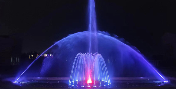 唐山遷安文化會館音樂噴泉