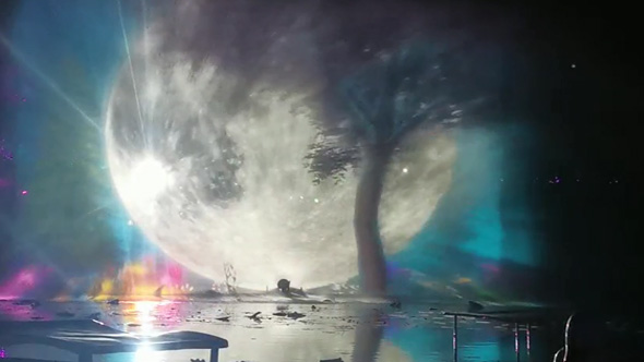 四川瀘州水幕電影