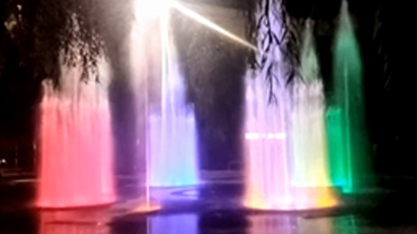 河北衡水中學音樂噴泉