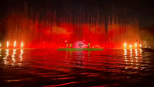 山東臨沂壓油溝景區水景